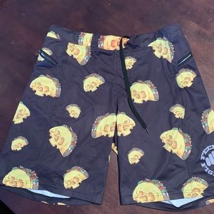 Feed Me Fight me worn once shorts.